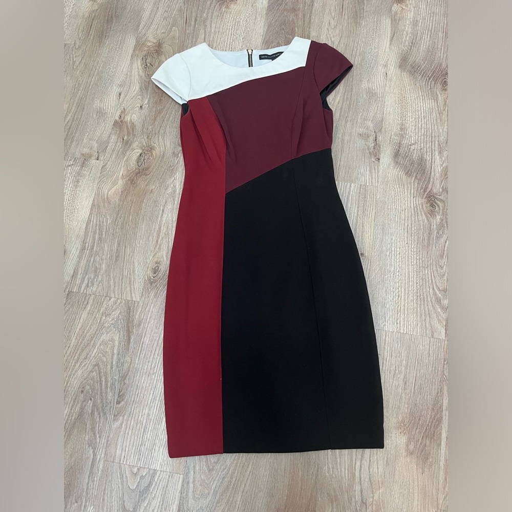 White House Black Market cap-sleeve sheath dress